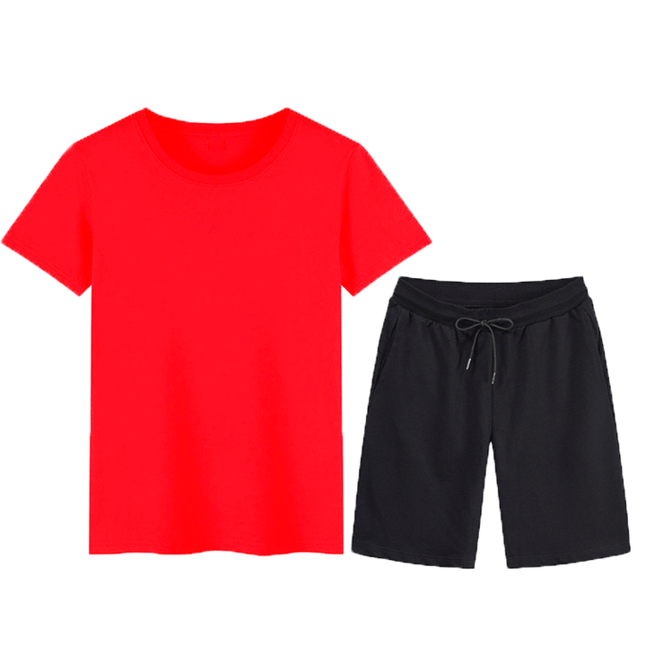 Herren Sportliches T-Shirt und Shorts Set Echoarchiv