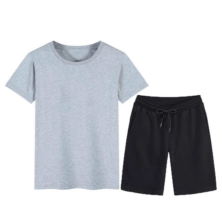 Herren Sportliches T-Shirt und Shorts Set Echoarchiv