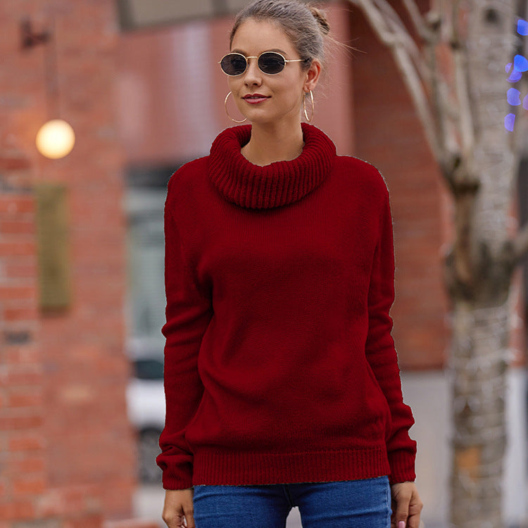 Damen Kuscheliger Rollkragenpullover aus weichem Strick Echoarchiv