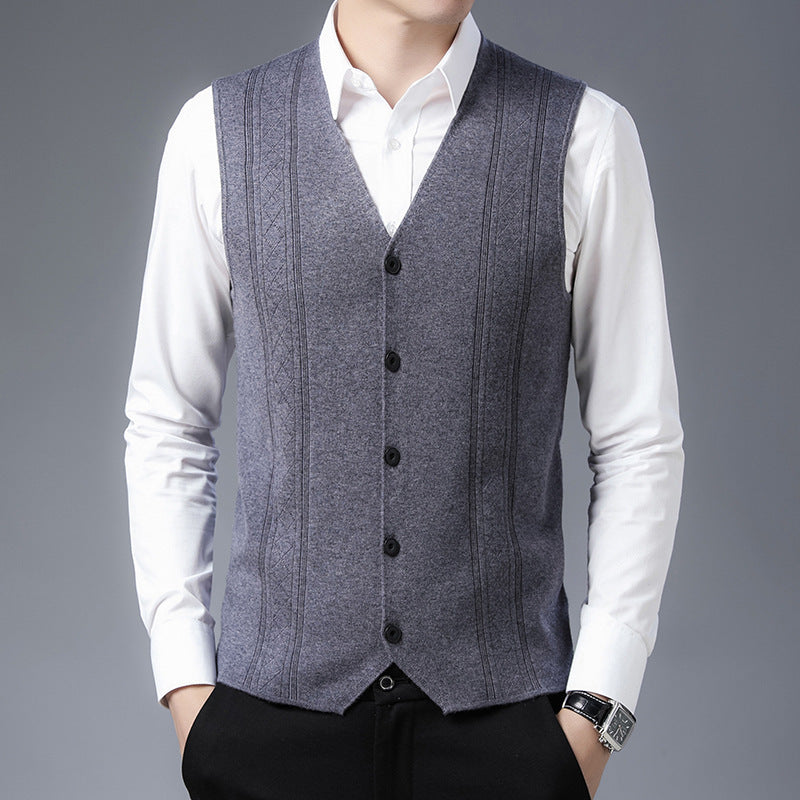 Herren elegantes Strickweste Echoarchiv