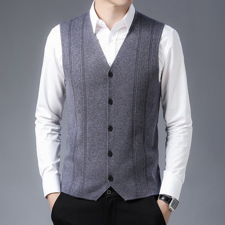 Herren elegantes Strickweste Echoarchiv