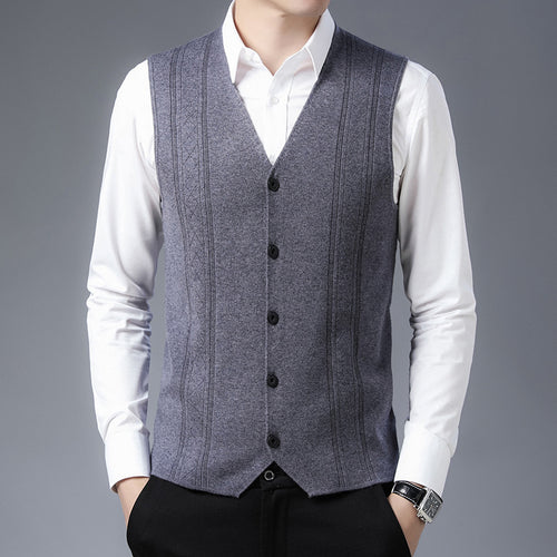 Herren elegantes Strickweste Echoarchiv