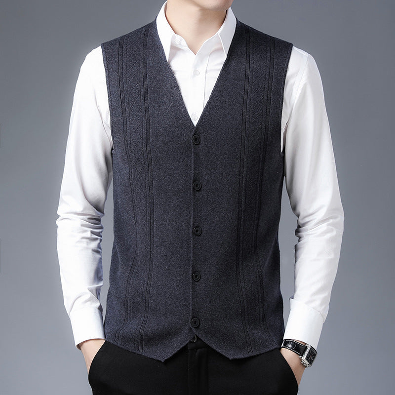 Herren elegantes Strickweste Echoarchiv