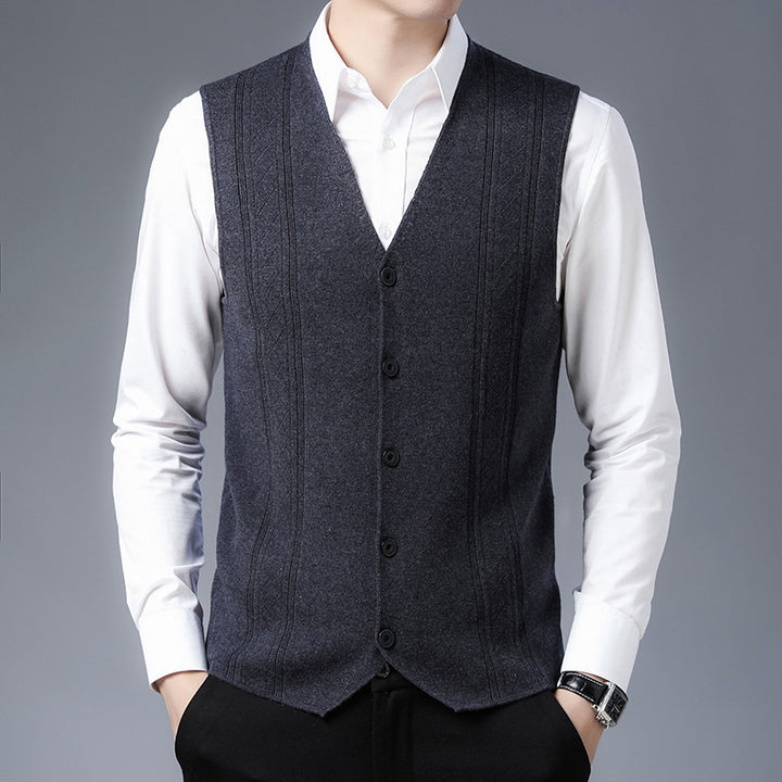 Herren elegantes Strickweste Echoarchiv