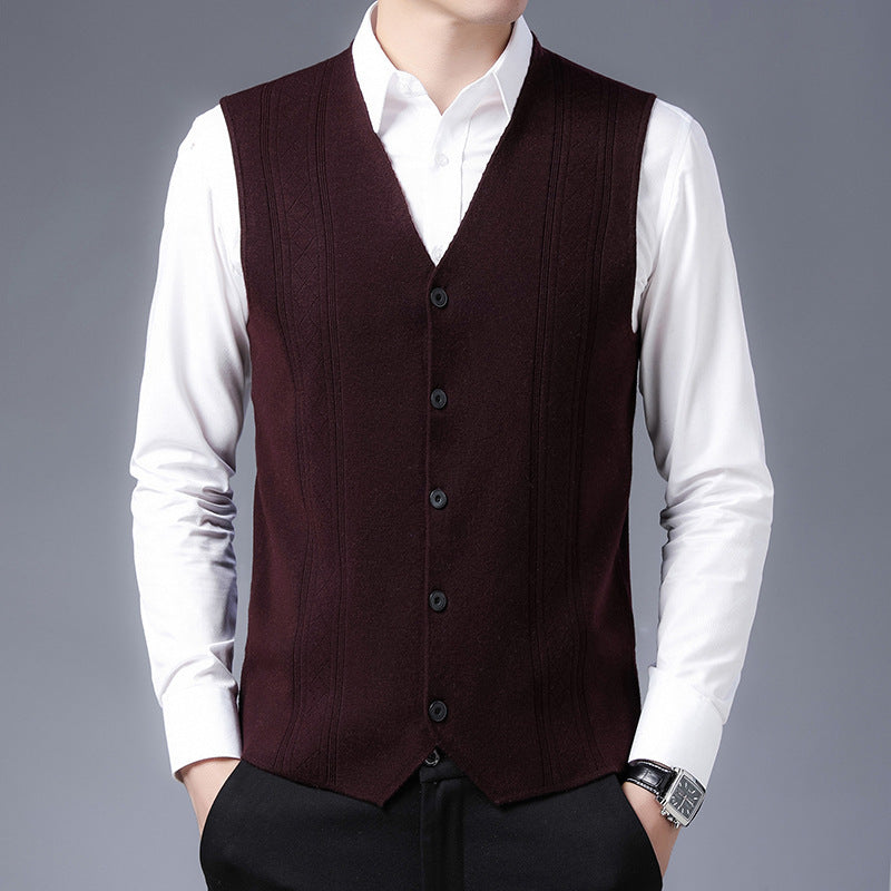 Herren elegantes Strickweste Echoarchiv