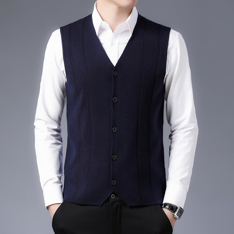 Herren elegantes Strickweste Echoarchiv