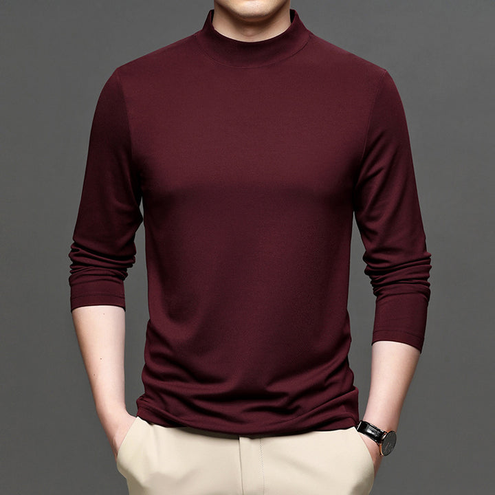Herren hochwertiger Stehkragenpullover aus bequemem Material Echoarchiv