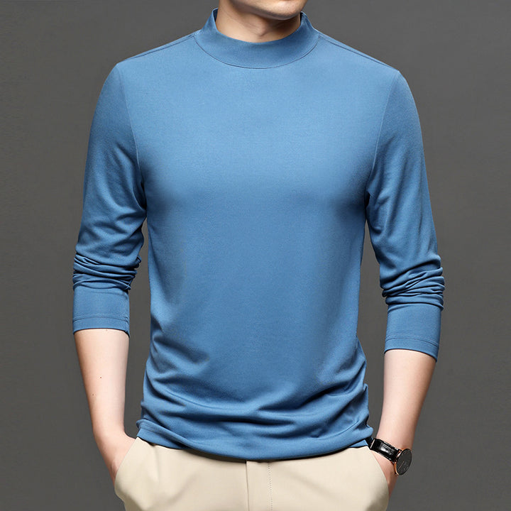 Herren hochwertiger Stehkragenpullover aus bequemem Material Echoarchiv