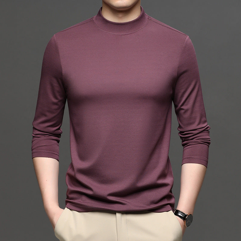Herren hochwertiger Stehkragenpullover aus bequemem Material Echoarchiv