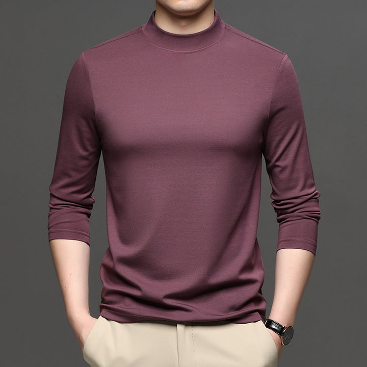 Herren hochwertiger Stehkragenpullover aus bequemem Material Echoarchiv