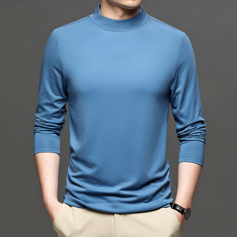 Herren hochwertiger Stehkragenpullover aus bequemem Material Echoarchiv