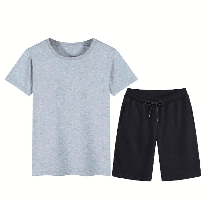 Herren Sportliches T-Shirt und Shorts Set Echoarchiv