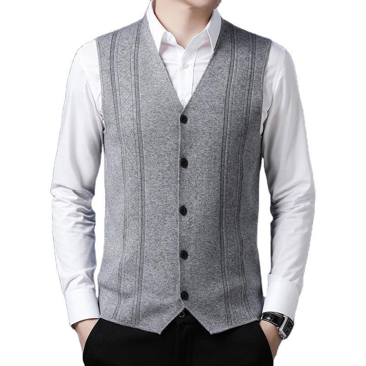 Herren elegantes Strickweste Echoarchiv