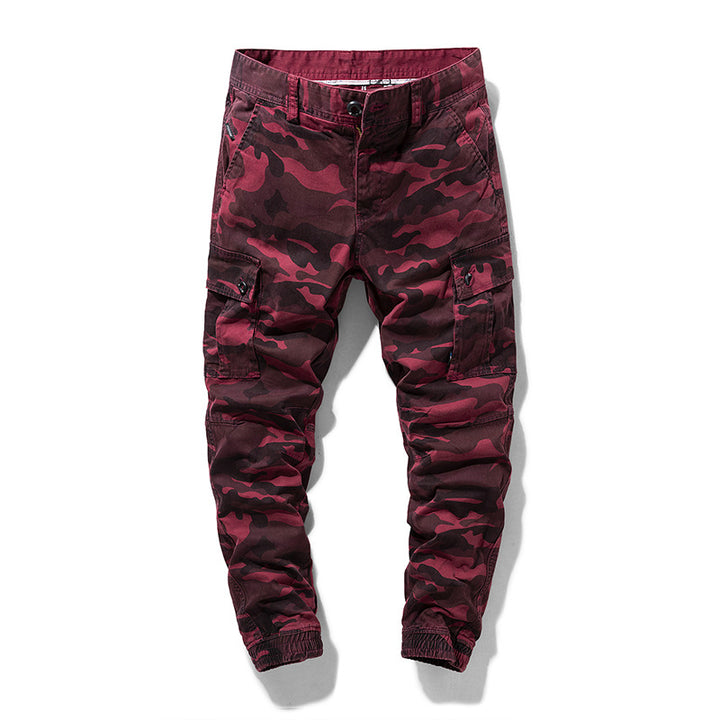 Herren Camouflage‑Cargo‑Jogger mit verstärkten Kniepartien und elastischem Knöchelabschluss Echo Archiv