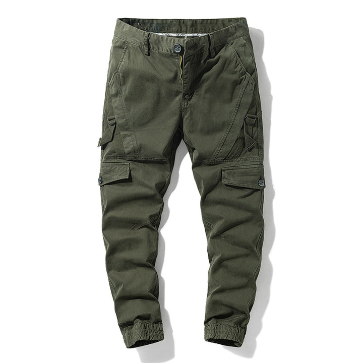 Herren Tactical-Jogger-Cargohose aus robustem Twill mit ergonomischen Knieabnähern und elastischen Bündchen Echo Archiv