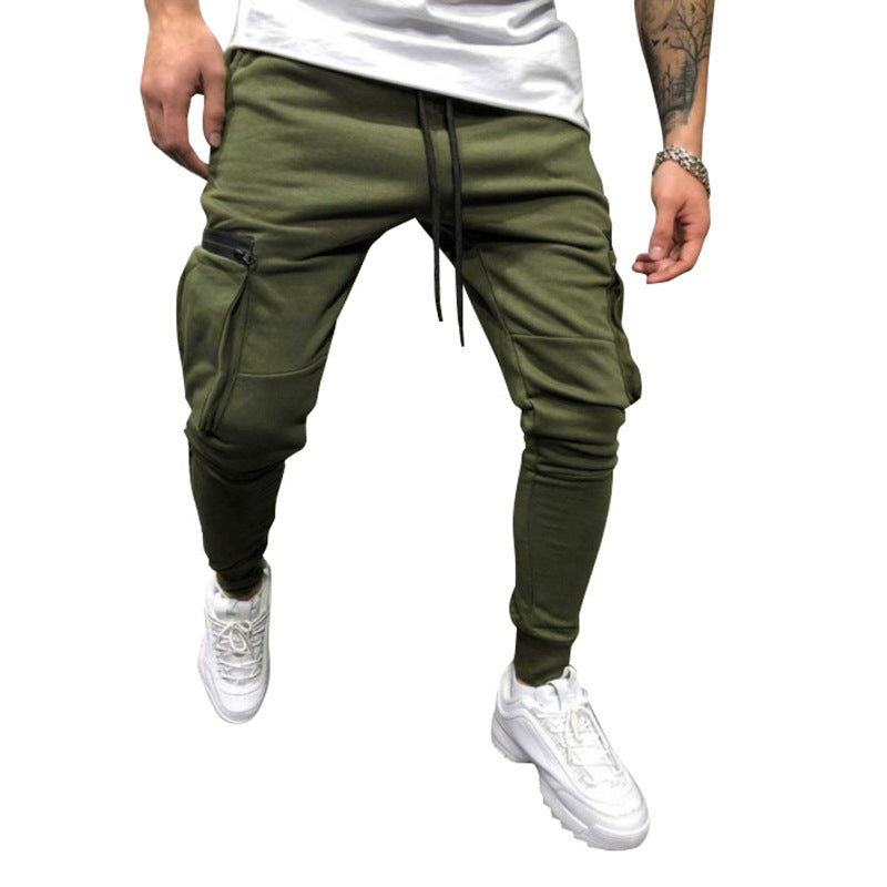 Herren modische Cargohose mit elastischem Bund und praktischen Taschen Echoarchiv