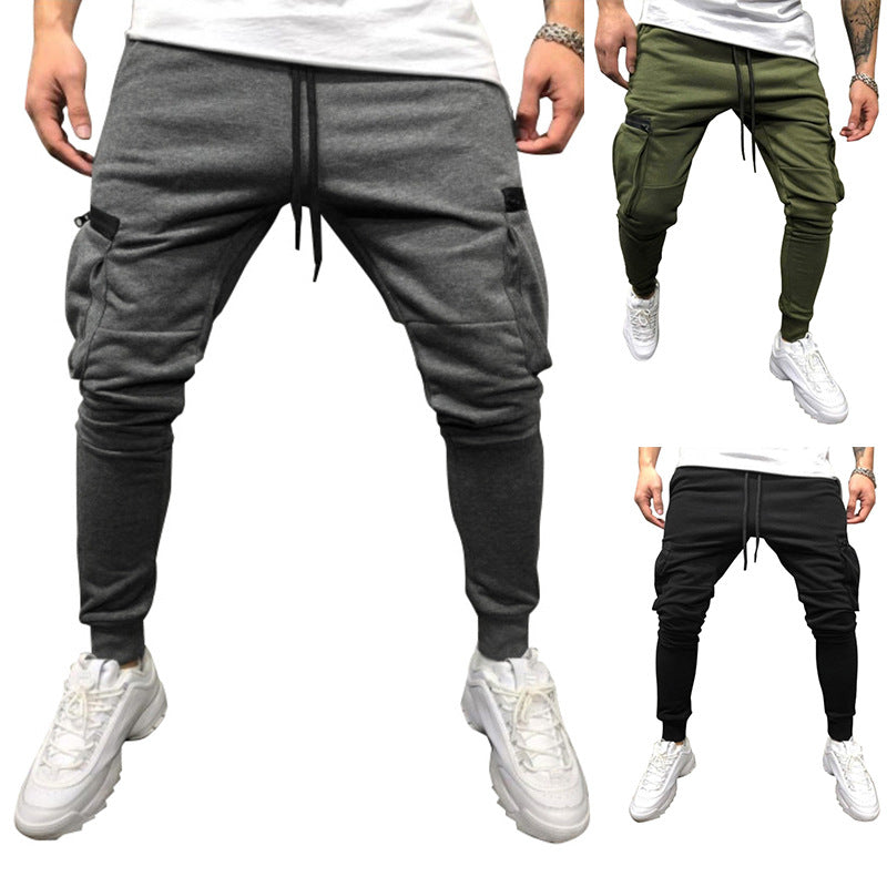Herren modische Cargohose mit elastischem Bund und praktischen Taschen Echoarchiv