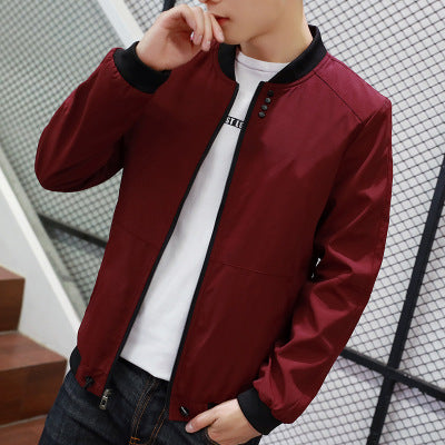 Herren Freizeitjacke mit Druckknopfverschluss und seitlichen Eingrifftaschen Echoarchiv