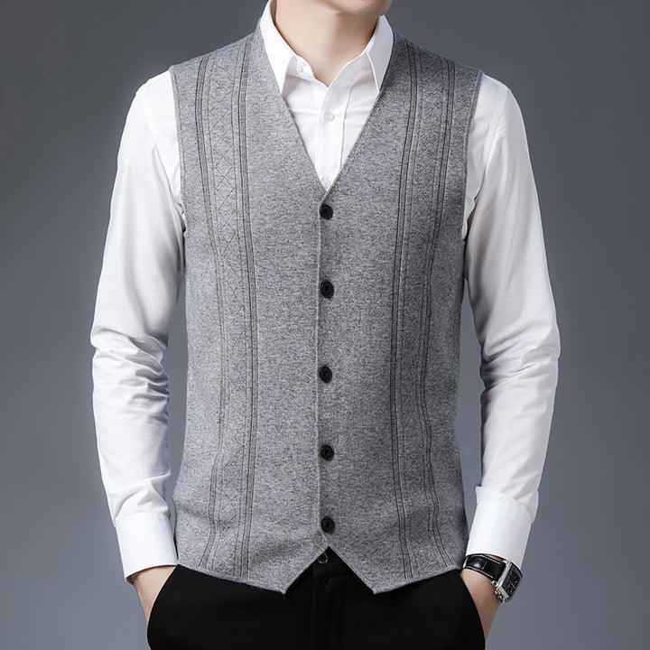 Herren elegantes Strickweste Echoarchiv