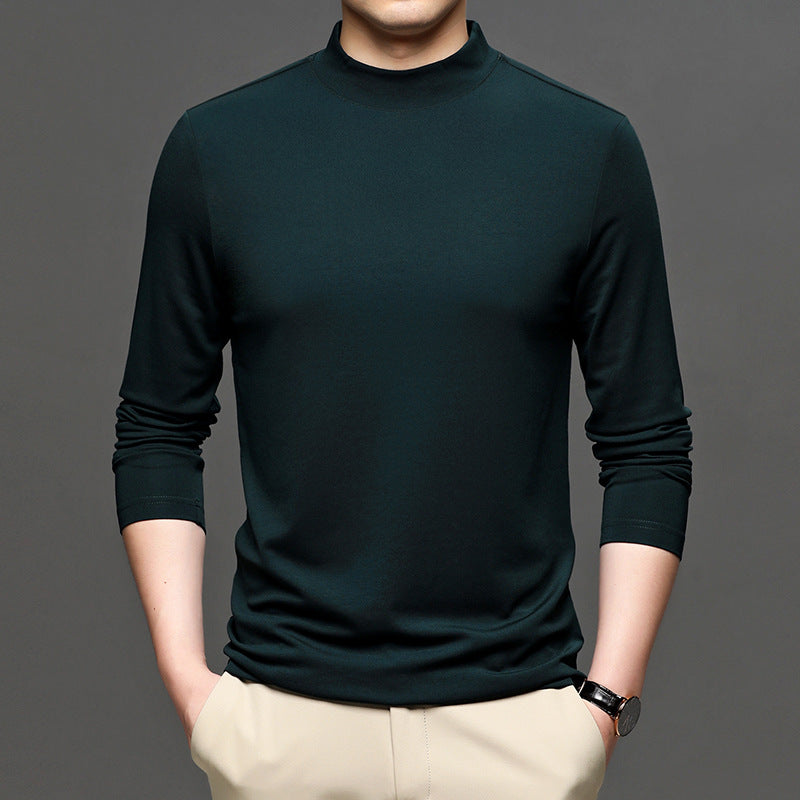 Herren hochwertiger Stehkragenpullover aus bequemem Material Echoarchiv
