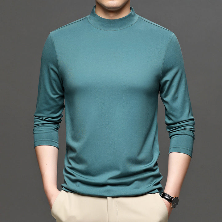 Herren hochwertiger Stehkragenpullover aus bequemem Material Echoarchiv