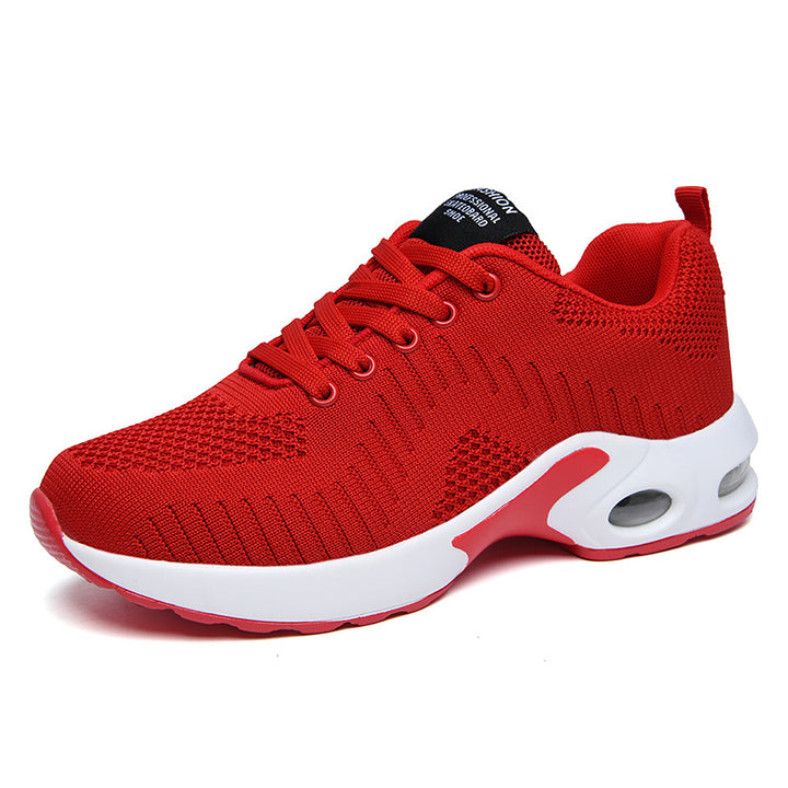 Damen nan leichte Strick-Fitnesssneaker mit sichtbarer Luftkammer-Dämpfung und viskoelastischer Innensohle Echo Archiv