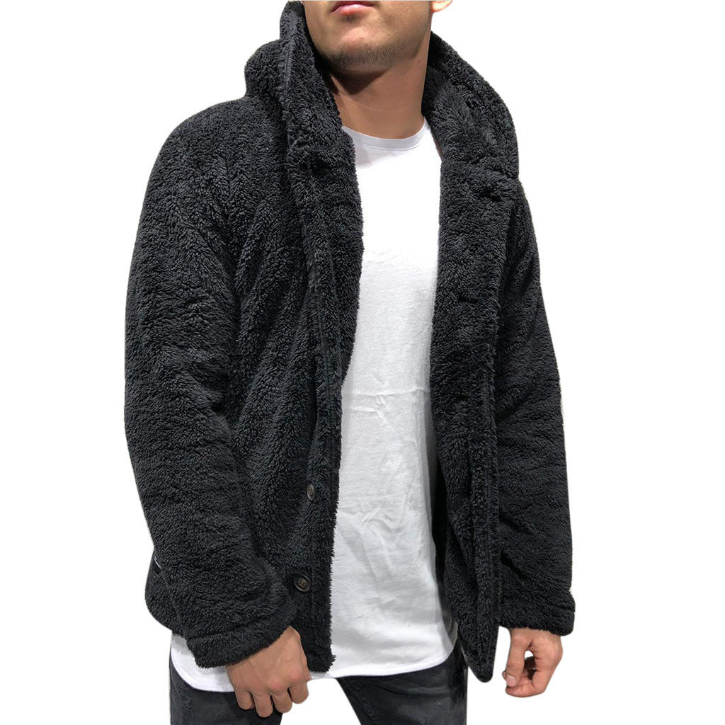 Herren kuschelige Fleecejacke Echoarchiv