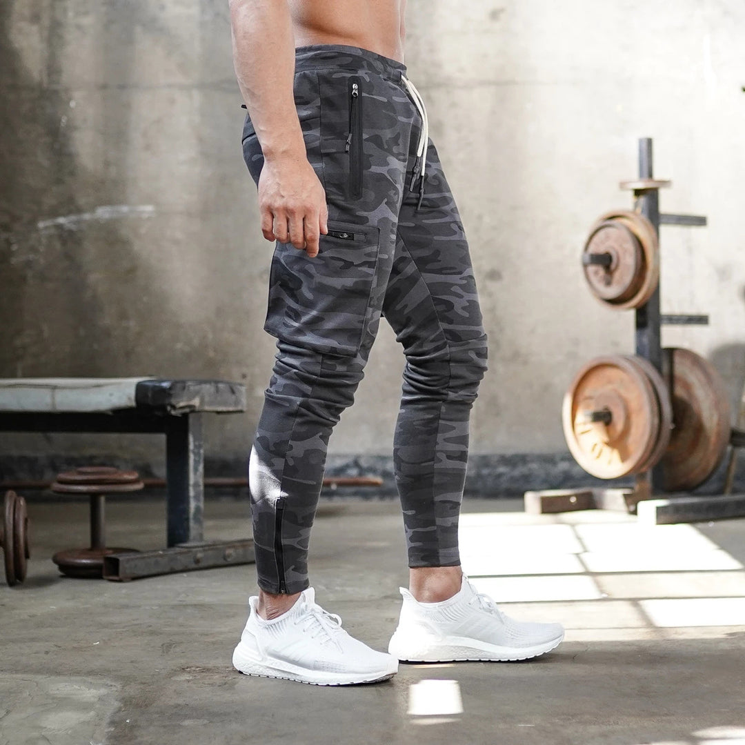 Herren Sportliche Fitness-Jogginghose mit praktischen Taschen Echoarchiv