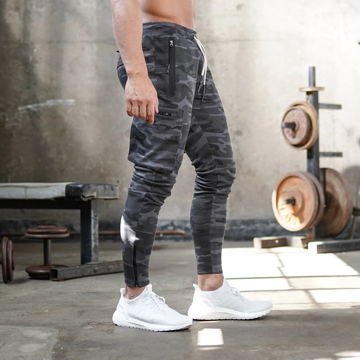 Herren Sportliche Fitness-Jogginghose mit praktischen Taschen Echoarchiv