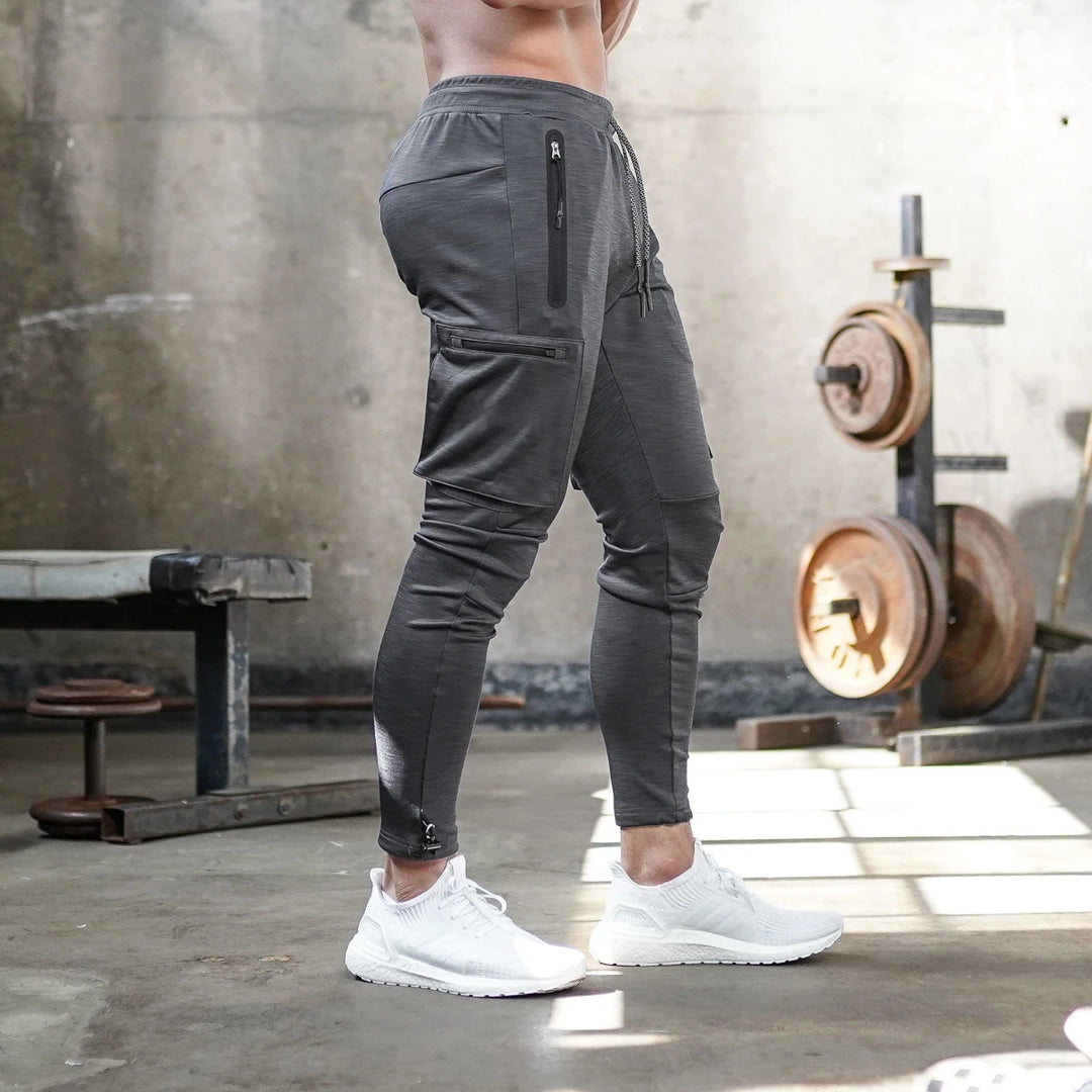 Herren Sportliche Fitness-Jogginghose mit praktischen Taschen Echoarchiv