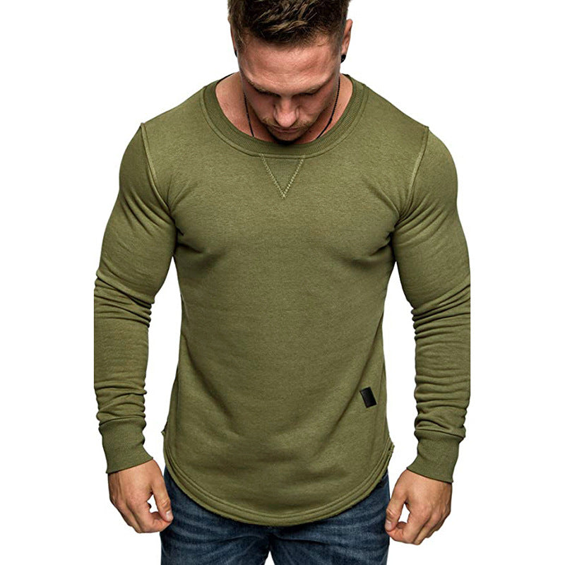 Herren Langarm-T-Shirt mit strukturiertem Design und sportlichem Schnitt Echoarchiv