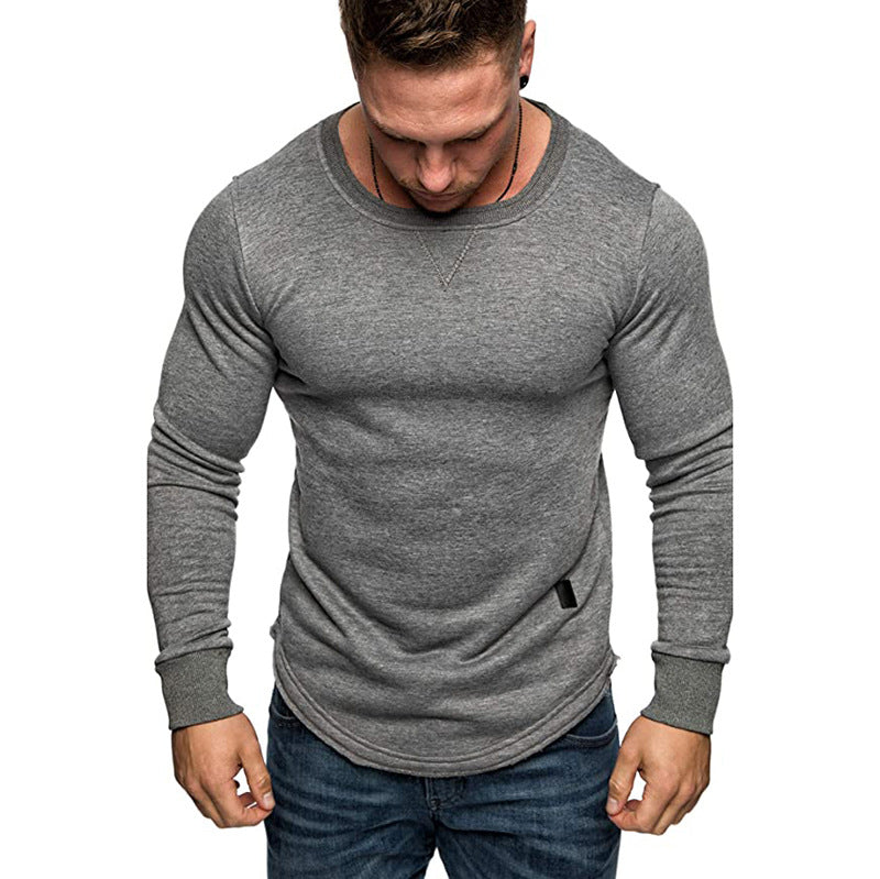 Herren Langarm-T-Shirt mit strukturiertem Design und sportlichem Schnitt Echoarchiv