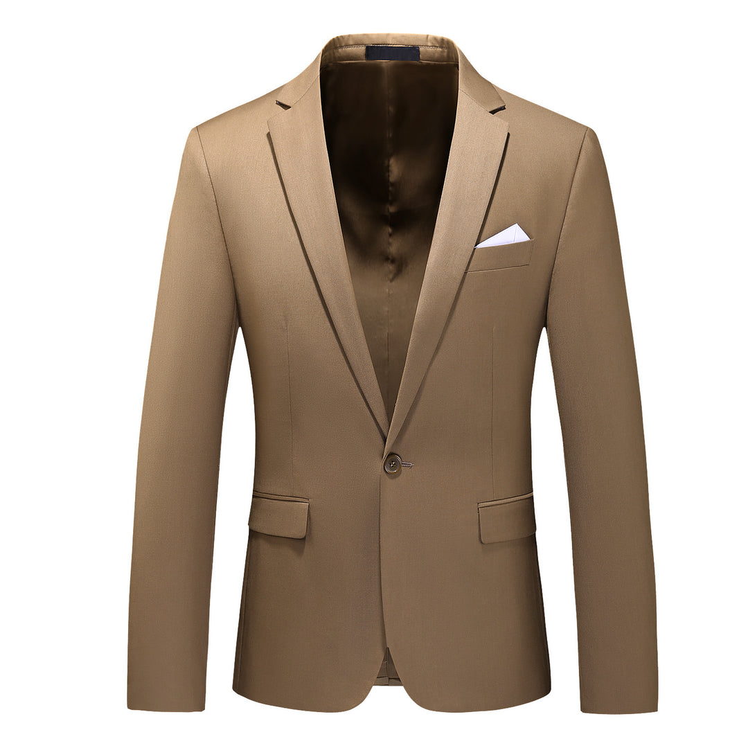 Herren nan elegantes Businesssakko Slim Fit mit schmaler Silhouette und modernem Reverskragen Echo Archiv