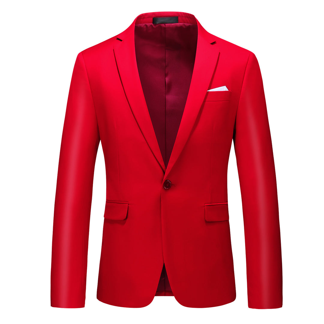 Herren nan elegantes Businesssakko Slim Fit mit schmaler Silhouette und modernem Reverskragen Echo Archiv