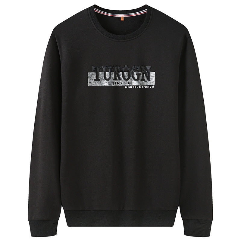 Herren Sweatshirt mit Rundhals, Logoprint und gerippten Bündchen Echo Archiv