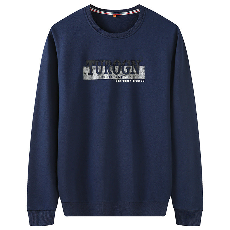 Herren Sweatshirt mit Rundhals, Logoprint und gerippten Bündchen Echo Archiv