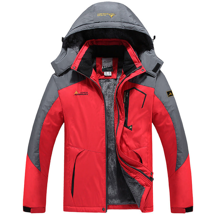 Echoarchiv | Wetterbeständiger Skiwinterjacke mit Kapuze