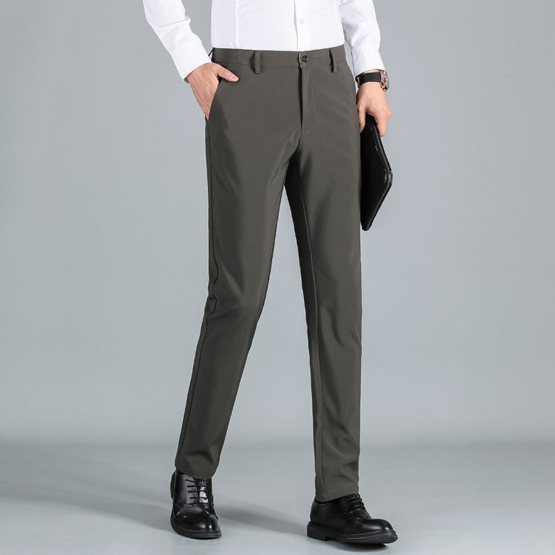 Herren elegante Anzughose mit hochglänzendem Finish und komfortablem Schnitt Echoarchiv