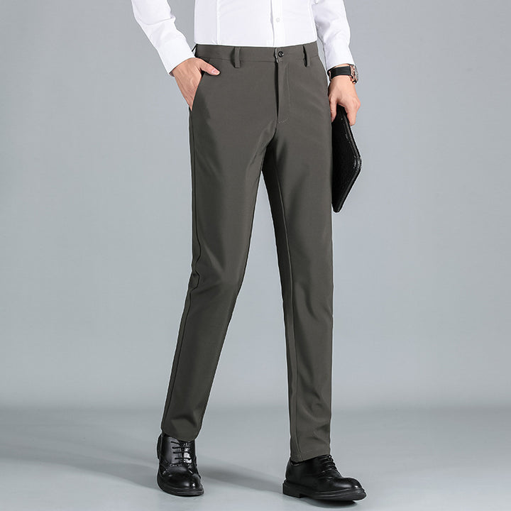 Herren elegante Anzughose mit hochglänzendem Finish und komfortablem Schnitt Echoarchiv