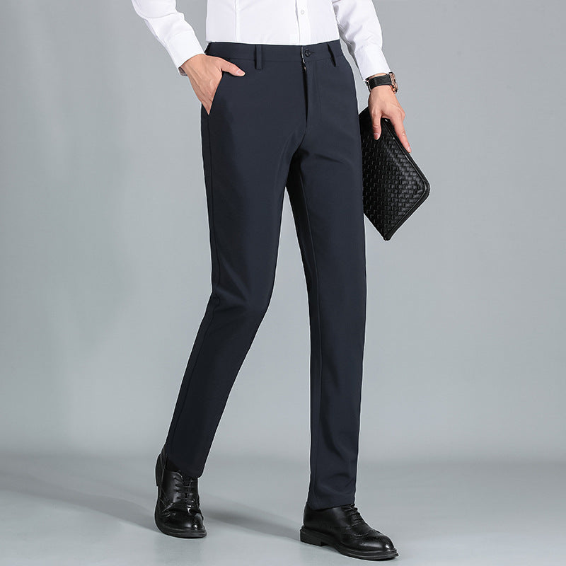 Herren elegante Anzughose mit hochglänzendem Finish und komfortablem Schnitt Echoarchiv