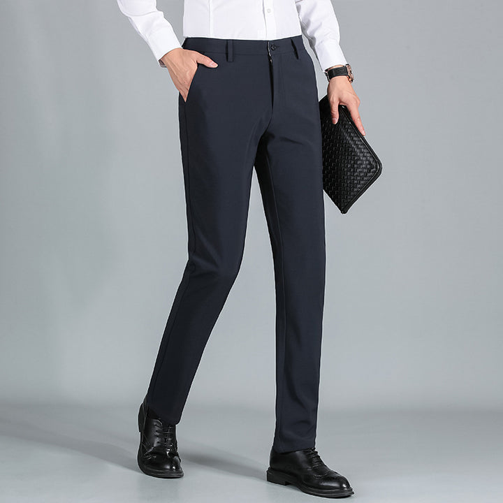 Herren elegante Anzughose mit hochglänzendem Finish und komfortablem Schnitt Echoarchiv