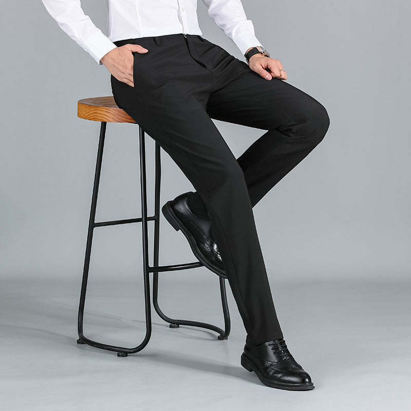 Herren elegante Anzughose mit hochglänzendem Finish und komfortablem Schnitt Echoarchiv