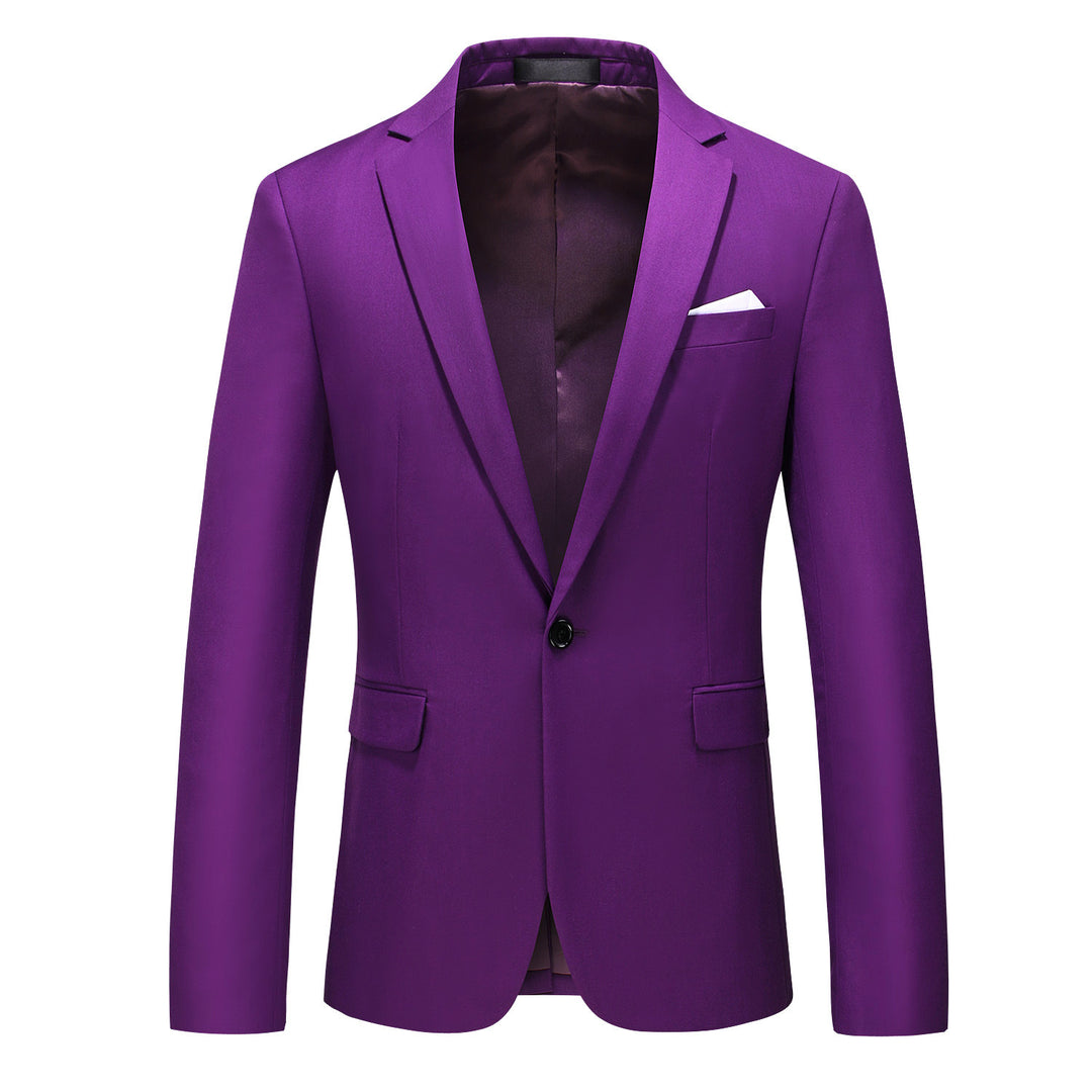 Herren nan elegantes Businesssakko Slim Fit mit schmaler Silhouette und modernem Reverskragen Echo Archiv