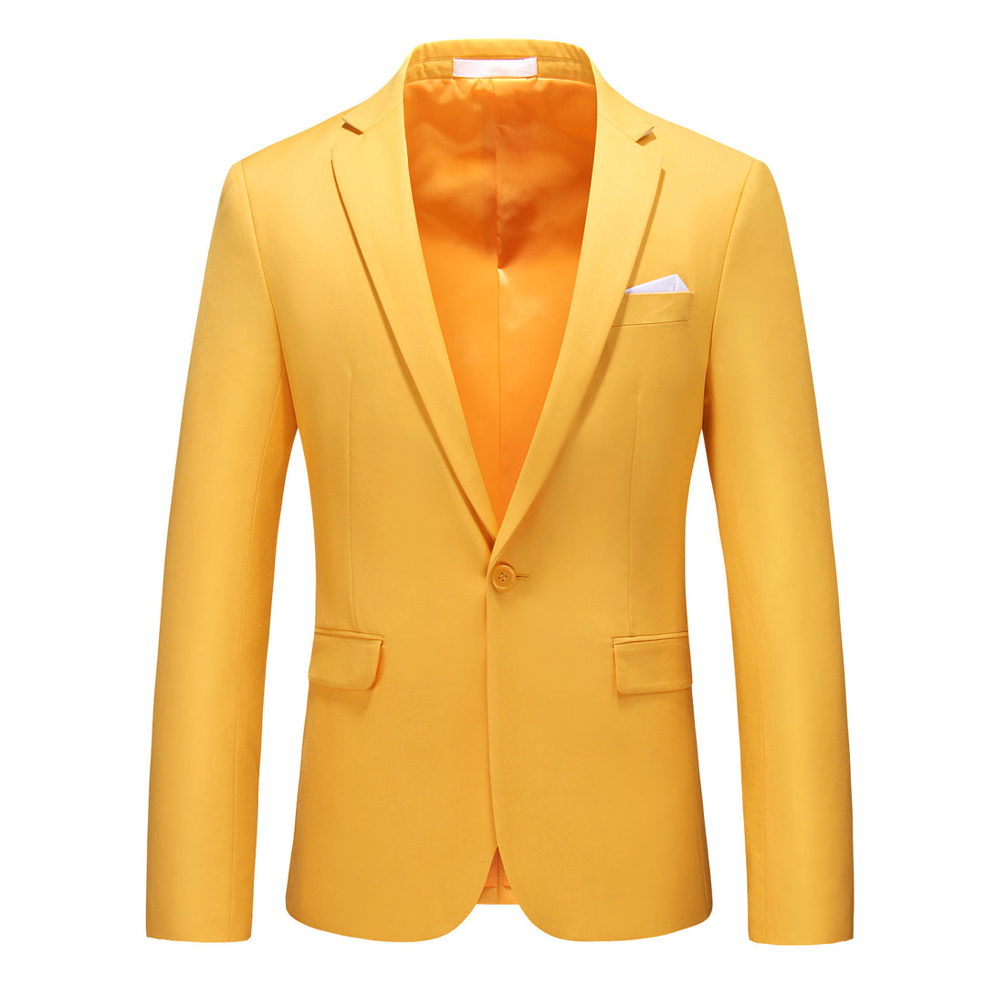 Herren nan elegantes Businesssakko Slim Fit mit schmaler Silhouette und modernem Reverskragen Echo Archiv