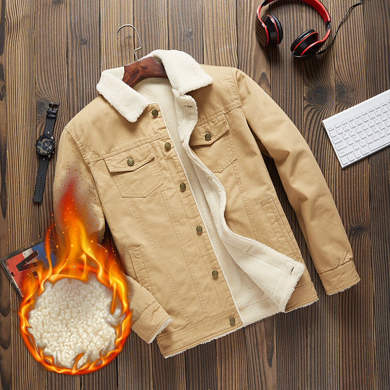 Herren Modische Outdoorjacke mit wärmendem Fleece-Futter Echoarchiv