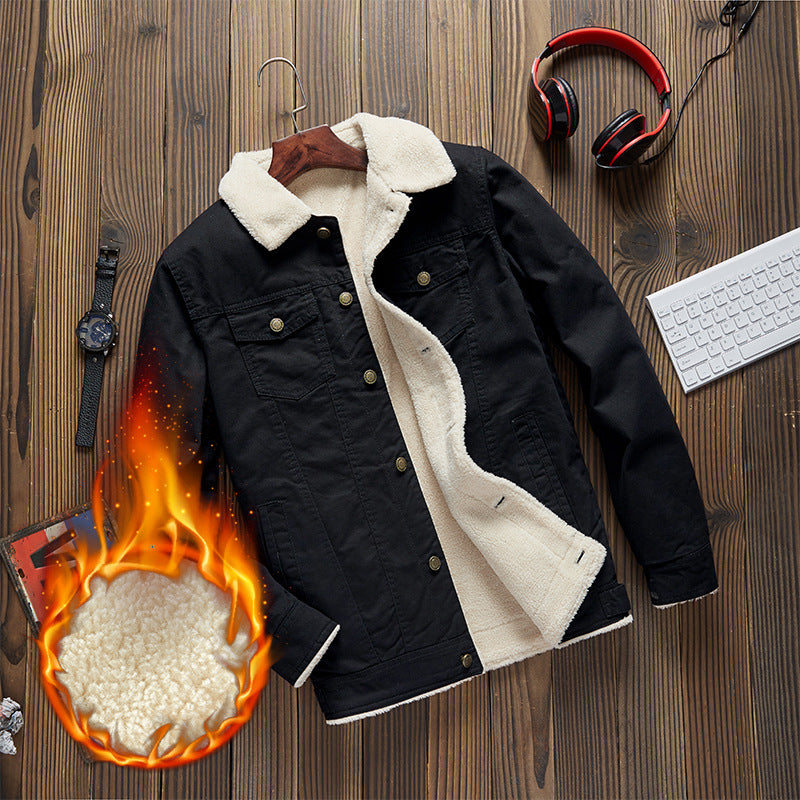 Herren Modische Outdoorjacke mit wärmendem Fleece-Futter Echoarchiv