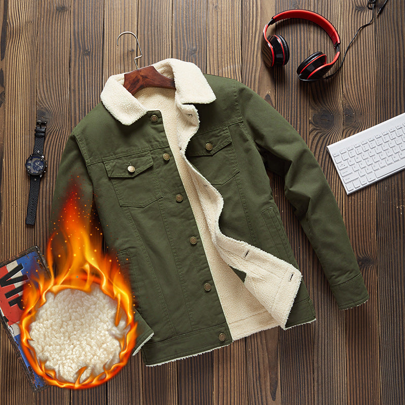 Herren Modische Outdoorjacke mit wärmendem Fleece-Futter Echoarchiv