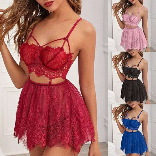 Damen Spitzen-Babydoll mit verführerischen Details Echo Archiv