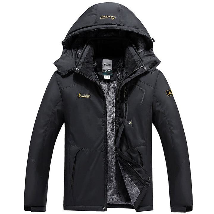 Echoarchiv | Wetterbeständiger Skiwinterjacke mit Kapuze