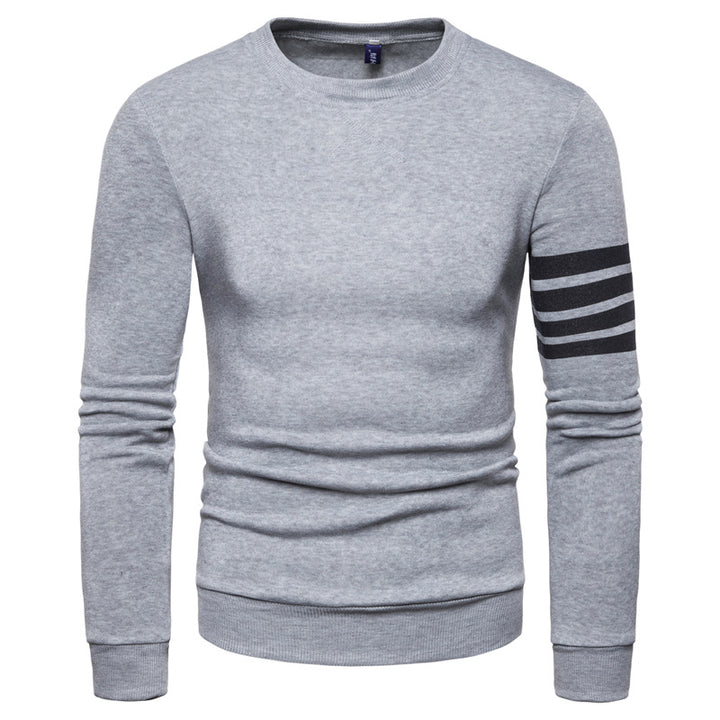 Herren modischer Sweatshirt mit sportlichem Streifen-Design Echoarchiv